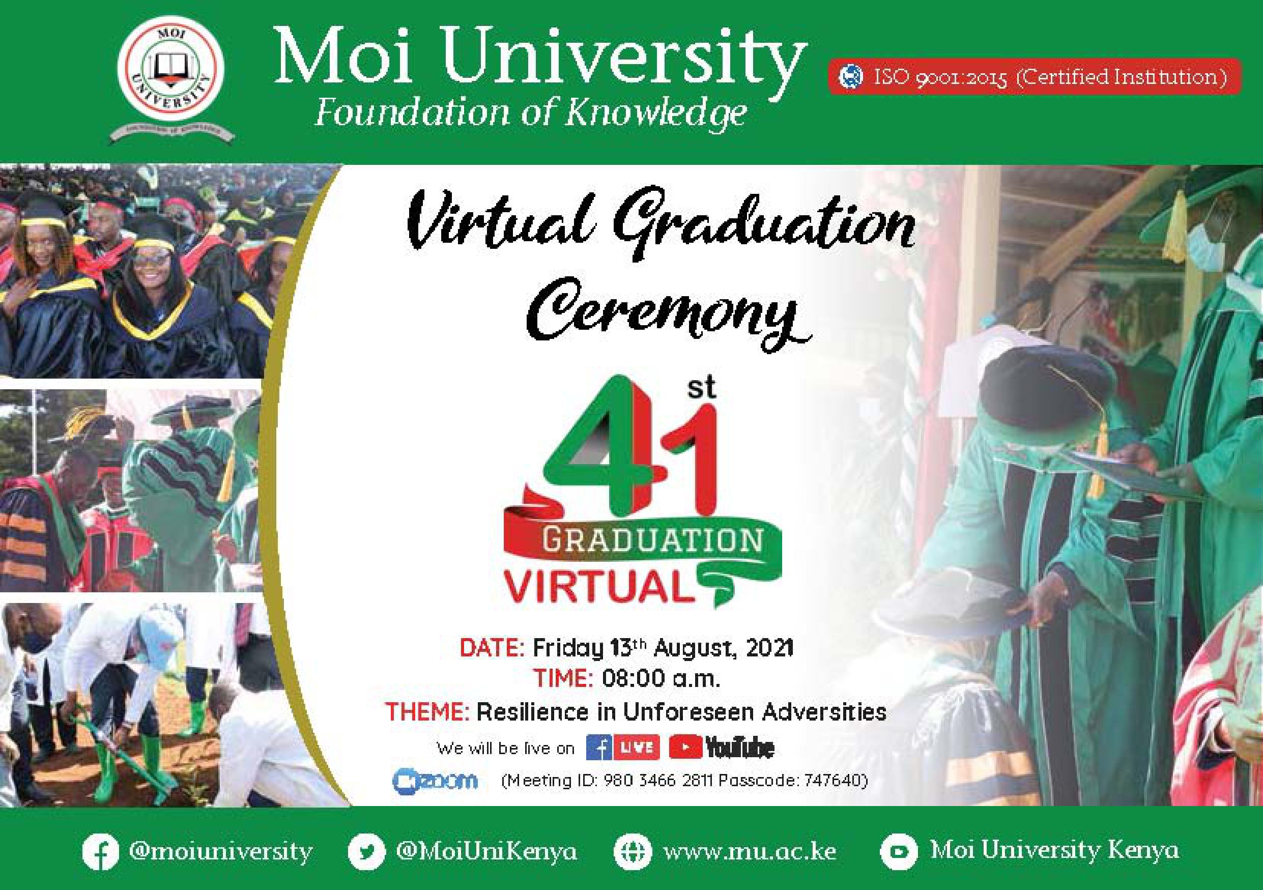 41st graduation invitation